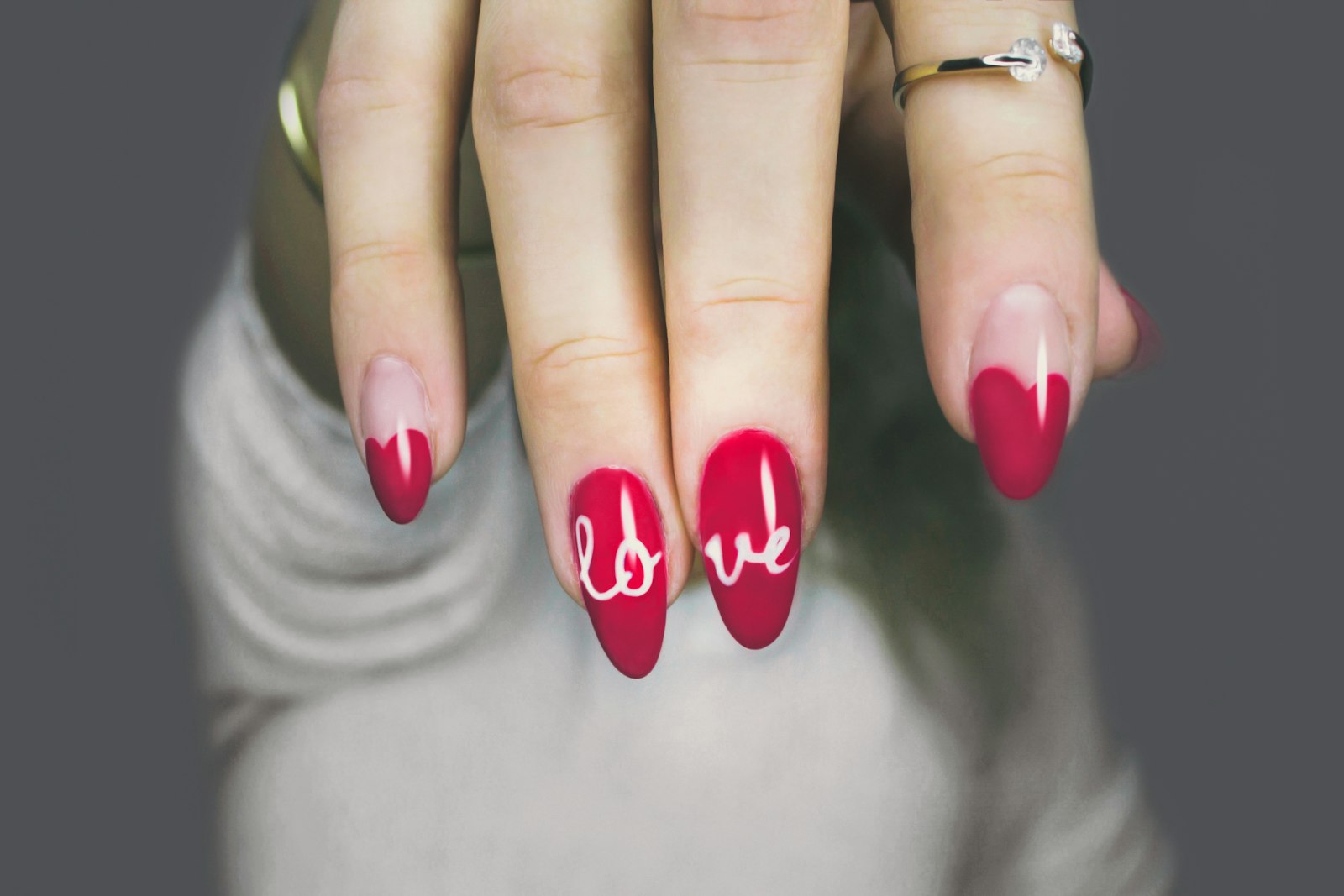 Verzorgde nagels close-up